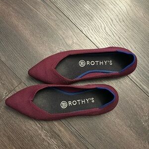 Rothy’s Purple Point Flats